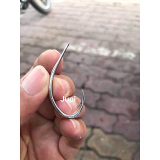 lưỡi câu cá lóc trứng cút thép trắng lò xo siêu cứng