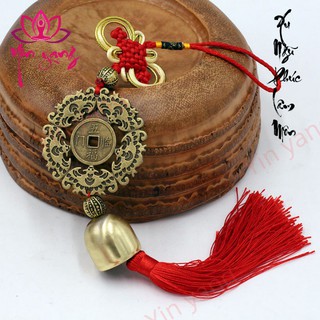 Đồng Xu Ngũ Phúc Lâm Môn- Trang Trí Xe Hơi Ô tô