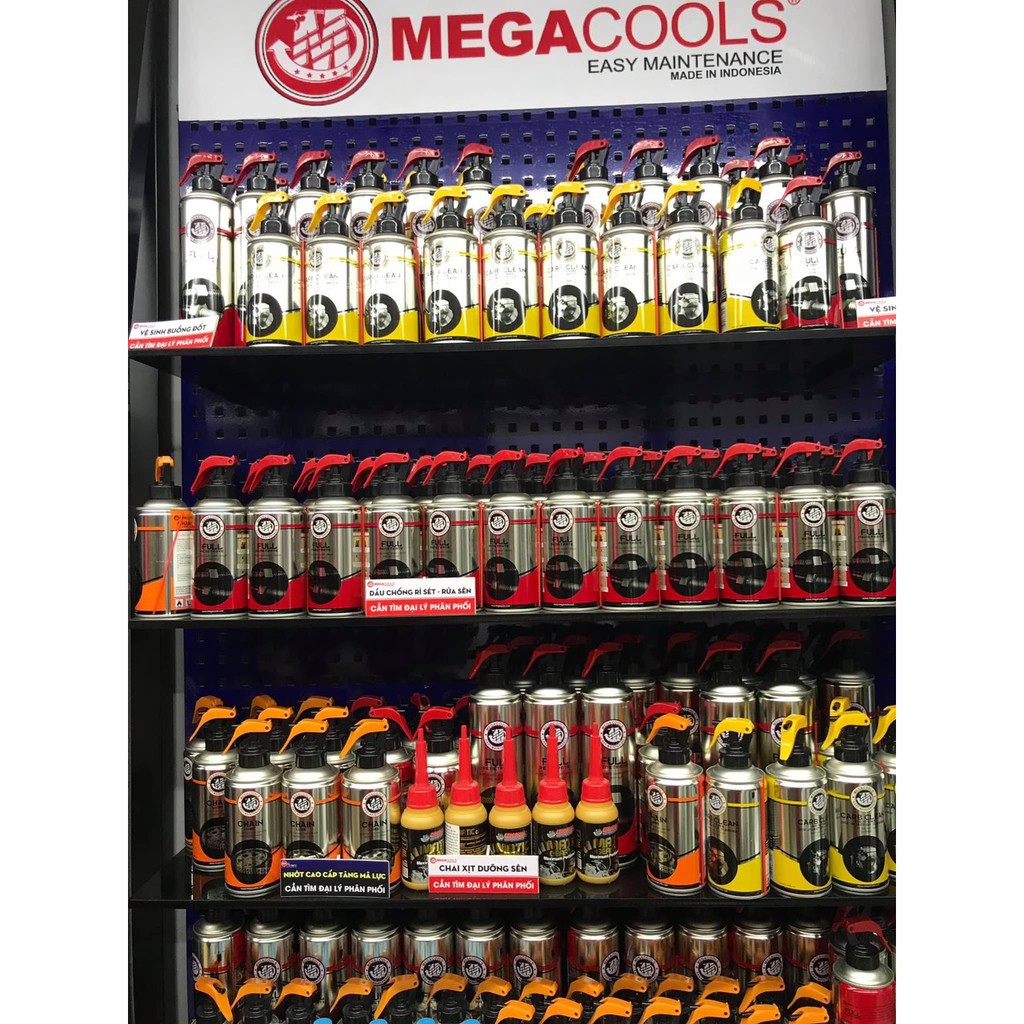 MEGACOOLS - Full Penetrate - DẦU CHỐNG RỈ SÉT 500ml