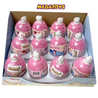 Bộ sưu tập trứng - Đồ chơi lắp ráp mô hình Hello Kitty màu hồng cho bé gái Trendy Sound