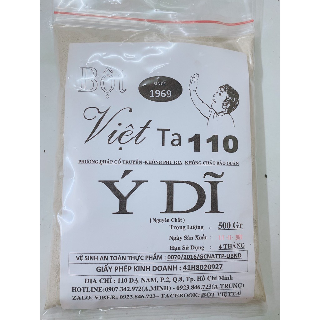 Bột Ý Dĩ Bột Việt Ta
