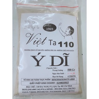 Bột ý dĩ bột việt ta