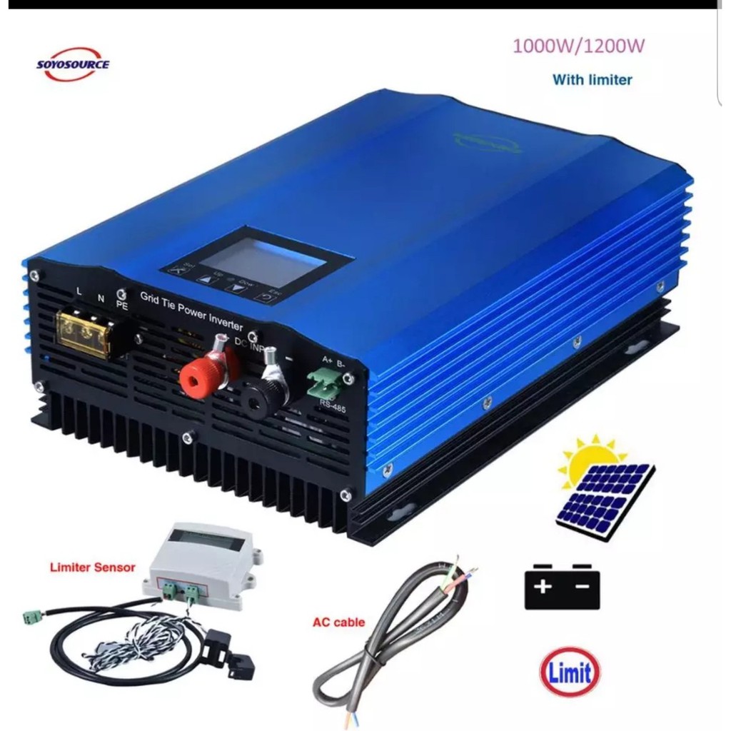 inverter hòa lưới - bộ hòa lưới bám tải 1000-1200W