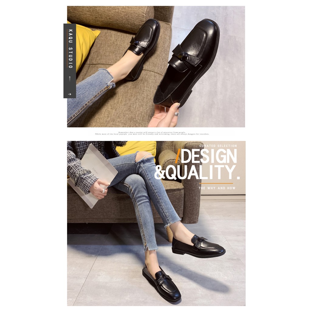 Giày oxford da nữ dễ thương Giày nữ sinh Hàn Quốc - MPS249