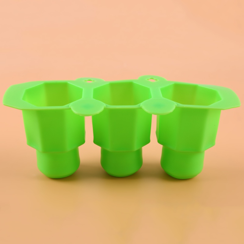 Khuôn silicone hình lục giác đúc làm chậu hoa, nến mini DIY