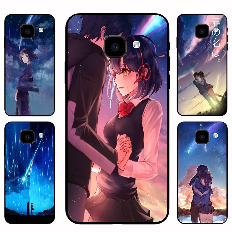 Ốp Lưng Mềm In Hình Phim Anime Your Name Cho Samsung J2 J5 J7 Prime A7 A8 A9 2018 A6 Plus A8 Plus M20