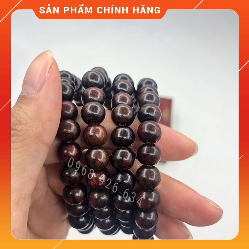 Vòng hạt gỗ trắc 108 hạt quấn tay 📌FREESHIP📌 Vòng tay gỗ trắc 8 ly phong thủy [Hot]