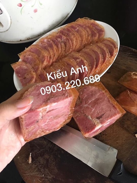 Giò bê chuẩn xịn Nghệ An 3 loại Vip: nạc, ba chỉ, bắp