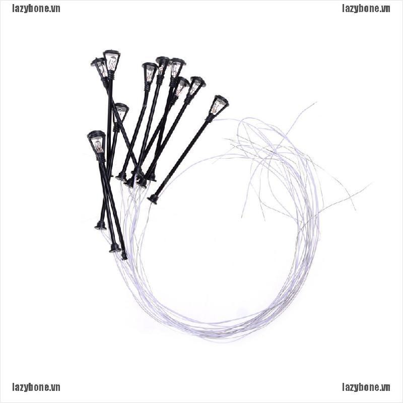 Bộ 10 Mô Hình Cột Đèn Tỉ Lệ 1 / 100 Dễ Thương