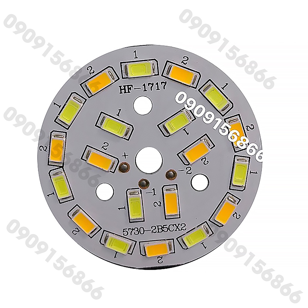 Led vỉ tròn 3 màu 3w-5w-7w-9w-12w