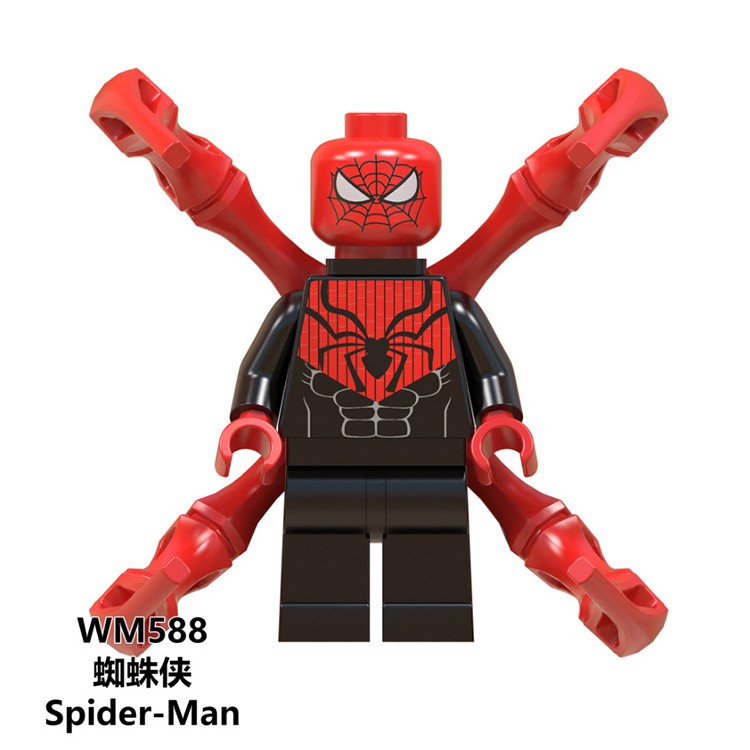 Lego new WM6044 tượng nhỏ lắp ráp và chèn đồ chơi trẻ em khối xây dựng ngoại thương Đồ chơi giáo dục