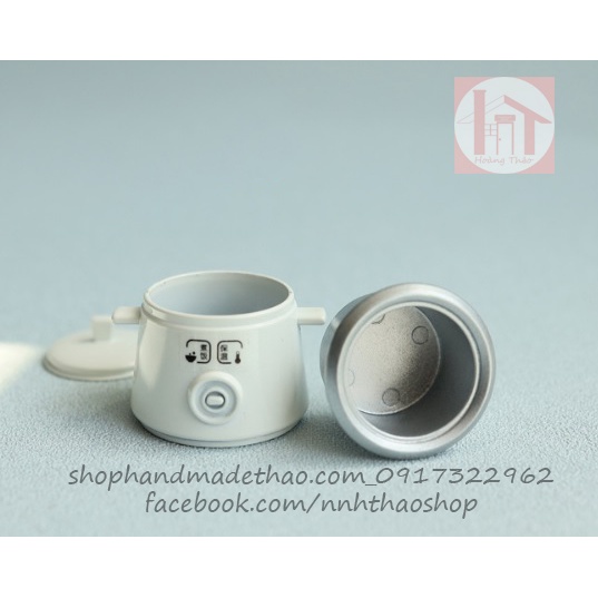Mô hình nồi cơm điện trang trí dollhouse, roombox (tỷ lệ 1/12)