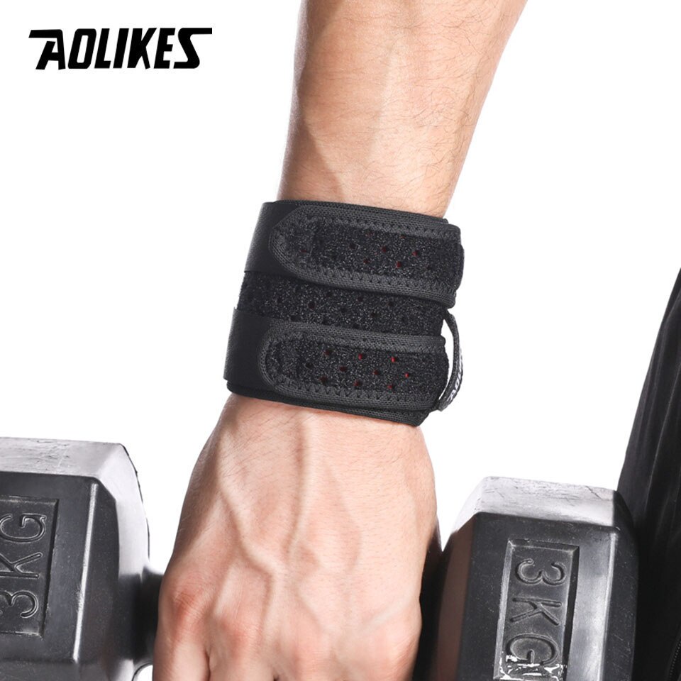 Băng quấn cổ tay tập gym AOLIKES A-7932 Sport wrist support