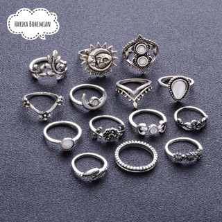 💍 Set nhẫn Boho 14 chiếc 💍