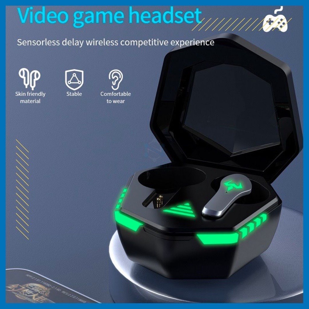 Tai Nghe Gam Bluetooth True Wireless Sendem S5 - Tai Nghe Choi Game Không Dây Không Sợ Chậm
