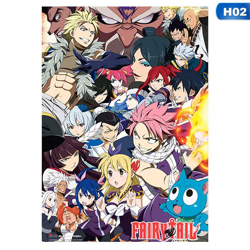 Tranh vải cuốn treo tường họa tiết hoạt hình Fairy Tail Aurora12