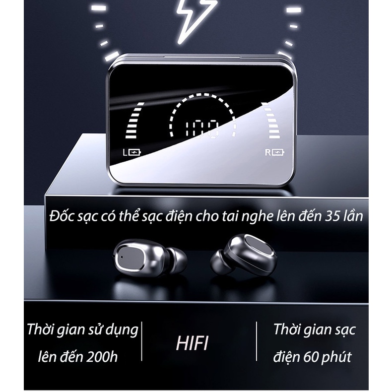 tai nghe  nhét tai Bluetooth không dây gaming Chống Ồn chơi game iphone ko dây cho IPhone Samsung xiaomi android #24