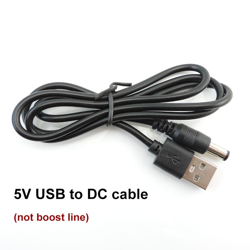 Cáp Chuyển Đổi USB 5V Sang 9v 12v 12.6V 8.4v DC 5.5x2.1mm male mini 5pin type c male