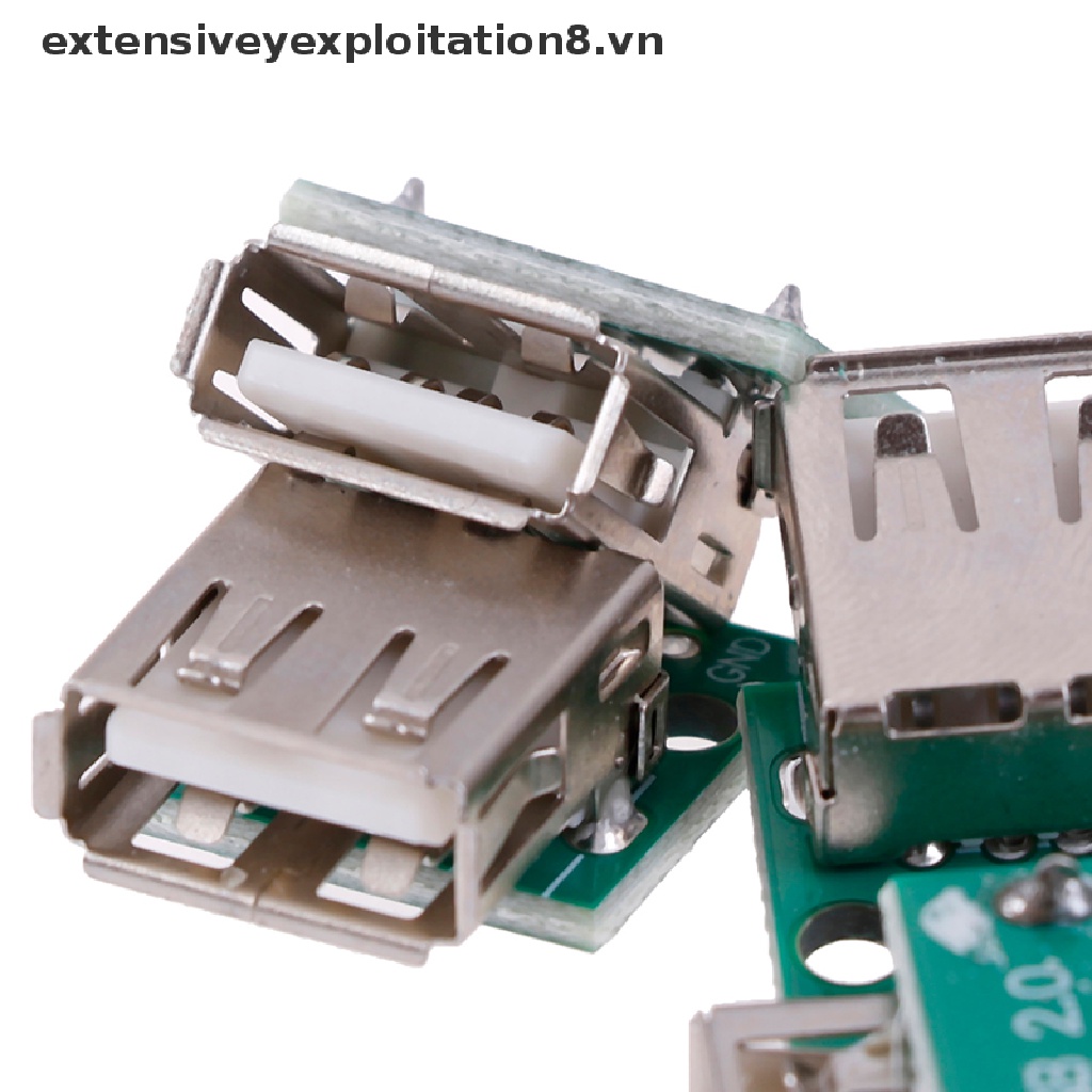 Set 5 Đầu Nối USB Loại A Female Sang DIP 2.54mm PCB