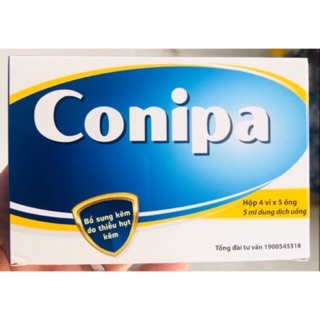 Siro bổ sung kẽm cho cơ thể Conipa hộp 20 ống