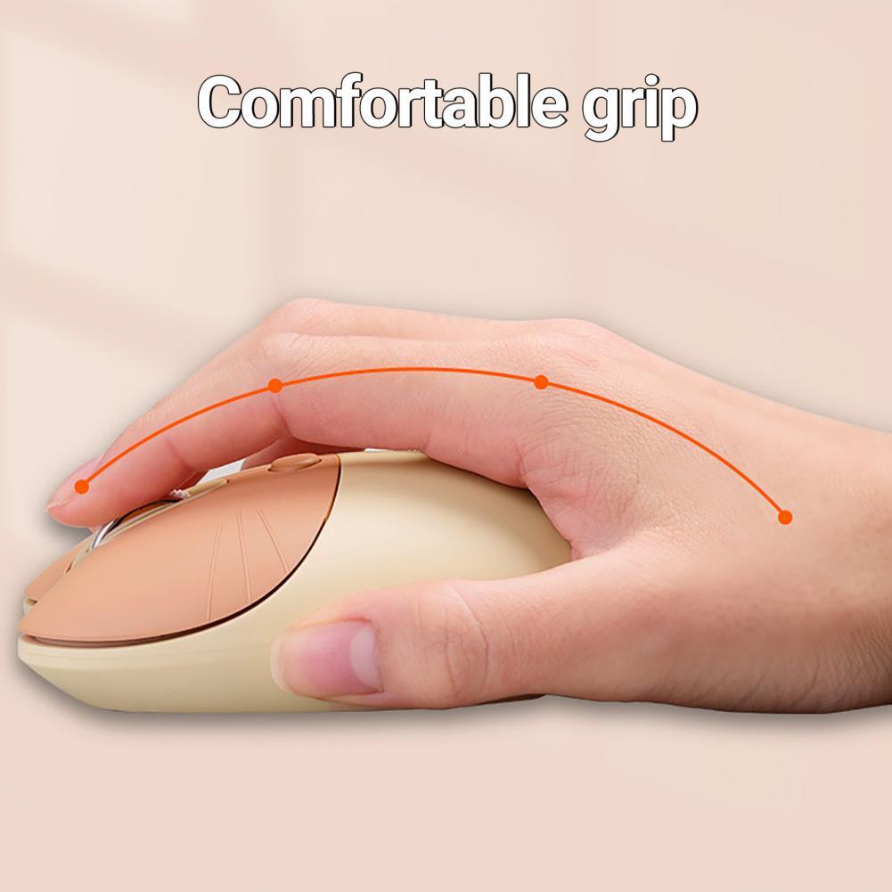 Chuột Không Dây Mofii 2.4G 1600DPI Hình Mèo Hoạt Hình Dễ Thương không dây Ferris Hand M3 MOFII nhiều màu xinh xắn dễ thương
