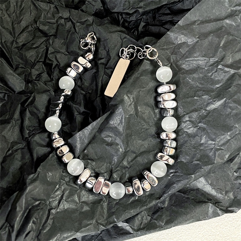 Vòng Tay Đá Opal Phong Cách retro Thời Trang