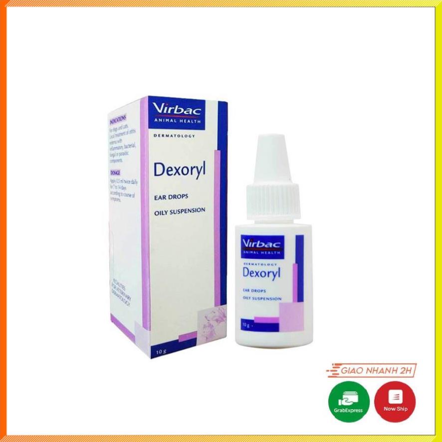 Virbac Dexoryl 10g dung dịch viêm tai cho chó mèo - Shop Bố Sóc