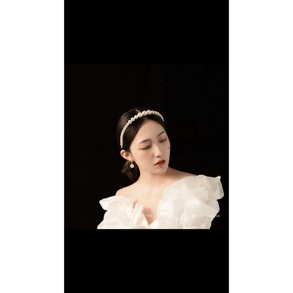 Cài Ngọc TraiI Tiểu Thư Vintage Hàn Quốc Xinh Xắn Cho Nữ PKHP0015