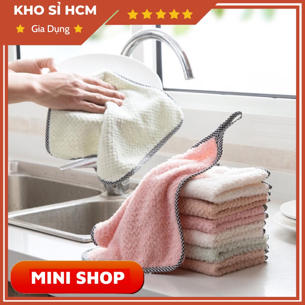 Khăn Lau Hình Vuông Vệ Sinh Nhà Bếp MINISHOP H215