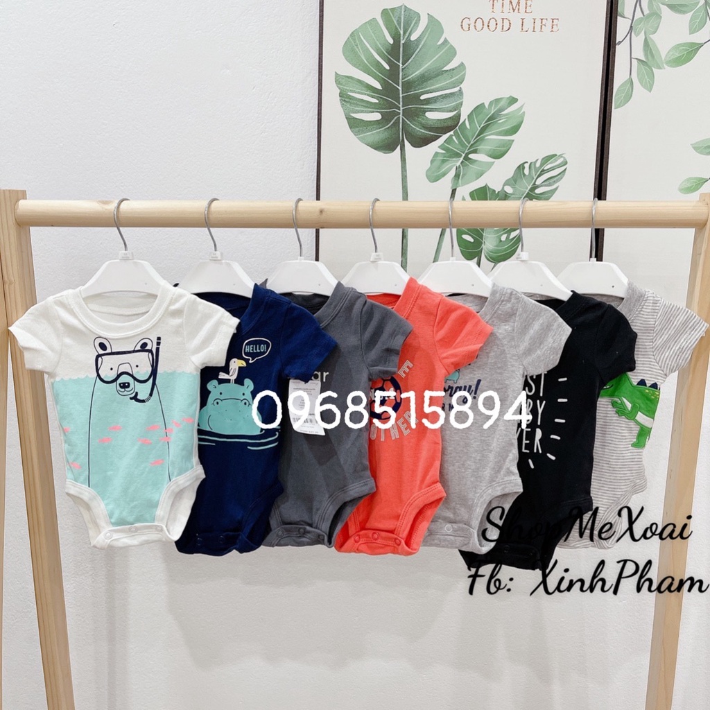 Body chip cộc cho bé 2-4kg newborn link 1, 100% cotton mềm mại