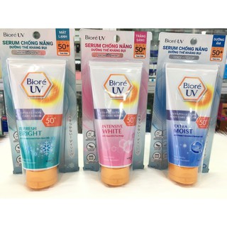 Serum Chống Nắng Dưỡng Thể Kháng Bụi Biore UV SPF 50+/PA+++