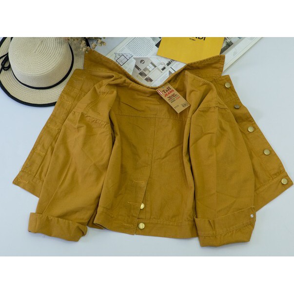 Áo khoác kaki Thái nữ xẻ tà | BigBuy360 - bigbuy360.vn