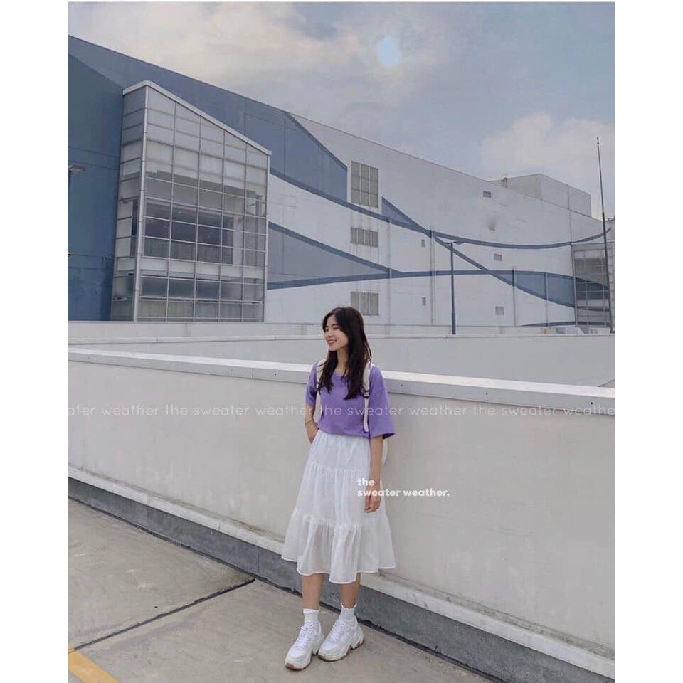 Chân váy voan tầng 2 lớp - chân váy voan dài kèm ảnh/video thật | BigBuy360 - bigbuy360.vn