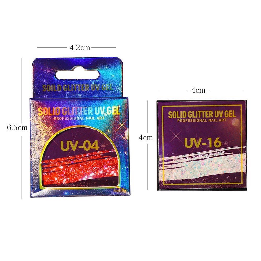 Sơn gel nhũ flash kim tuyến lấp lánh, gel nhũ trang trí móng tay nghệ thuật