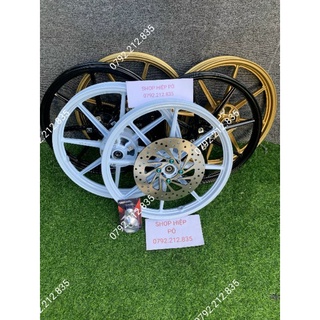 Bánh mâm kiểu 8 cây bản nhỏ size 1.4&1.6 gắn vừa ex150 hoặc ex155 tặng kèm đĩa ốc kiểu chụp cốc y hình gắn vừa như zin