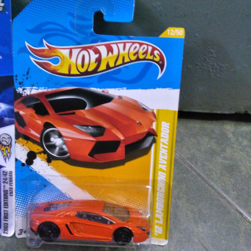 [Giá rẻ I ] Bộ 2 xe Hotwheels Lamborghini Aventador Cam & Enzo 1st , hàng siêu hiếm