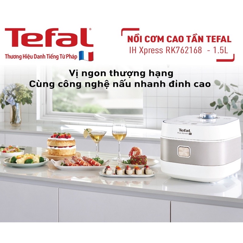 Nồi cơm điện cao tần Tefal RK762168 1.5L