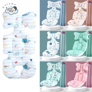 Miếng đệm lót xe đẩy và ghế ngồi xe hơi chất liệu vải mềm mại thoáng khí cho trẻ nhỏ