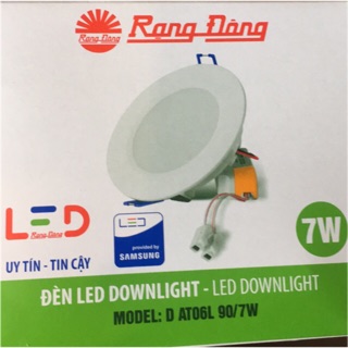 Đèn downlight rạng đông 90/7w
