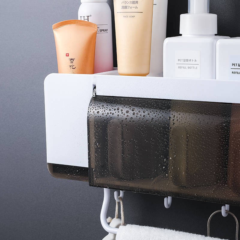 kệ lò vi sóngđời Giá đỡ silicon không có lỗ treo tường Giá lưu trữ không thấm nước không dính | BigBuy360 - bigbuy360.vn