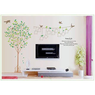 Decal dán tường Cây treo ảnh 11 - DCX048
