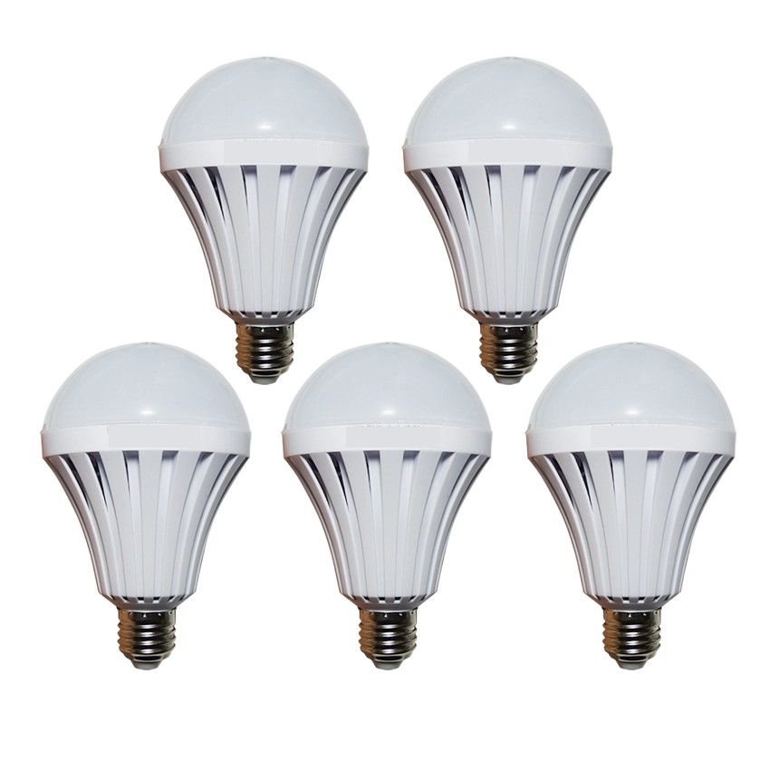 Bộ 5 bóng đèn Led Bulb tích điện thông minh Smart 12W