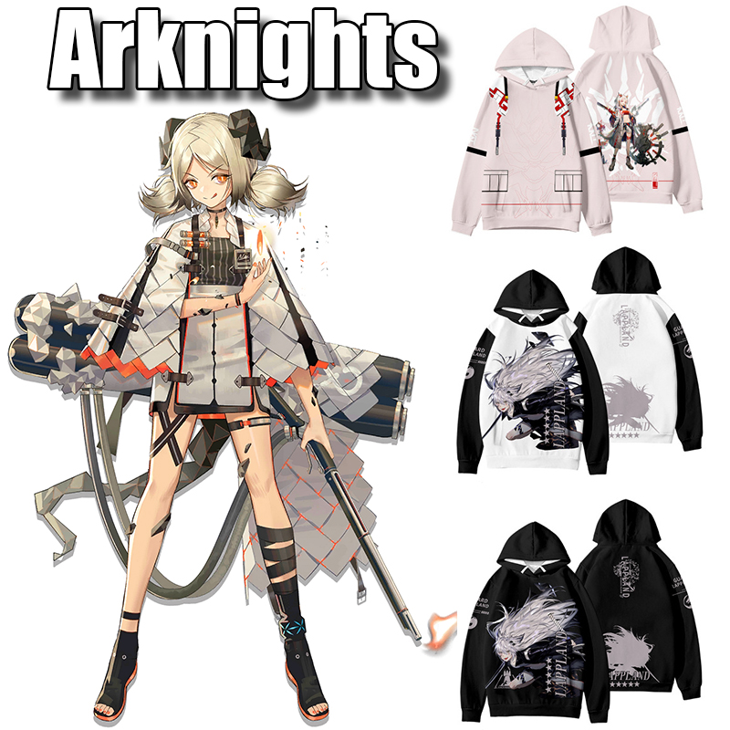 Áo Hoodies Có Nón Dài Tay Cosplay Nhân Vật Arknights