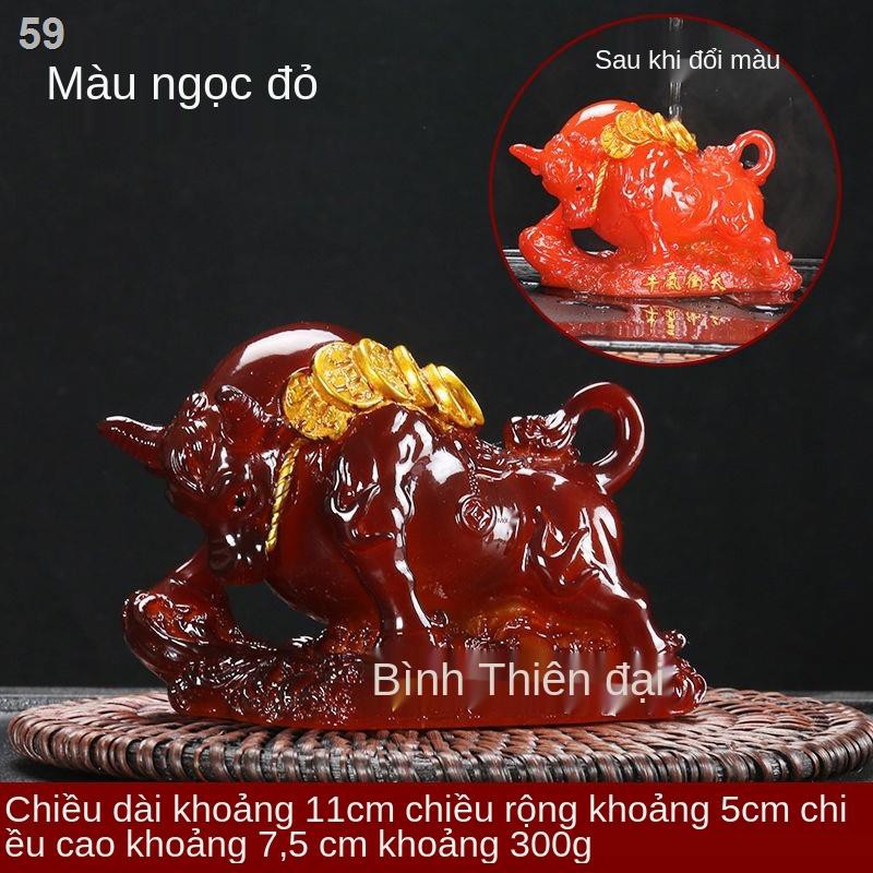 Đồ trang trí thú cưng trà đổi màu cửa hàng táo sáng tạo  Kung Fu Tea Set phụ kiện Thỏiy mắn Jin Chan kiếm tiề