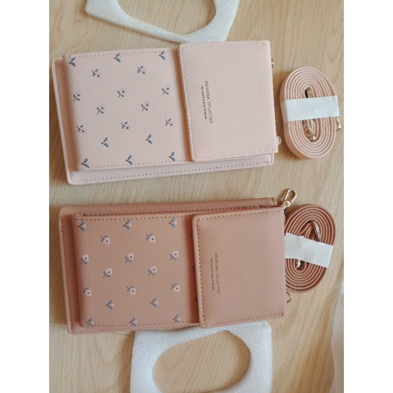 Túi ví Điện Thoại hoạ tiết hoa nhí 2 trong 1 siêu tiện ích | BigBuy360 - bigbuy360.vn