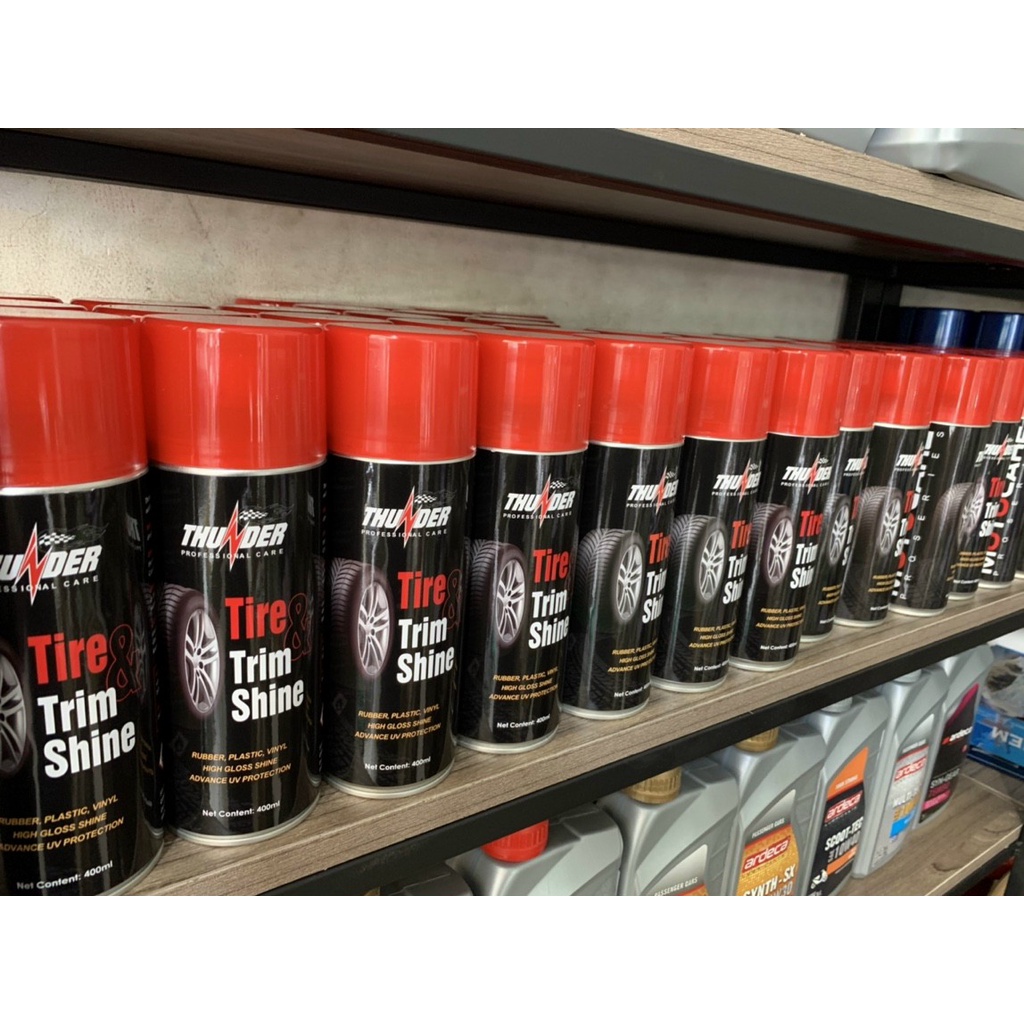Dưỡng, Phục Hồi Nhựa Nhám, Bóng Vỏ Xe Thunder Tire Trim Shine Chính Hãng Dùng Cho Oto - Xe Máy