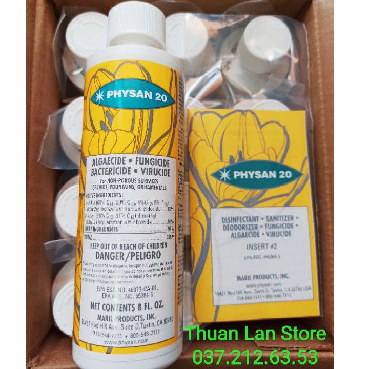 PHYSAN 20SL - Chuyên Trừ Thối Nhũn, Diệt Rong Rêu Nhập USA Cao Cấp 240ml