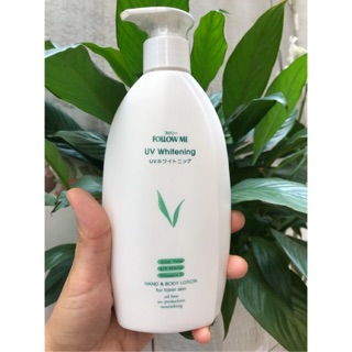 Sữa dưỡng thể trắng da FOLLOW ME UV Whitening Hand & Body Lotion