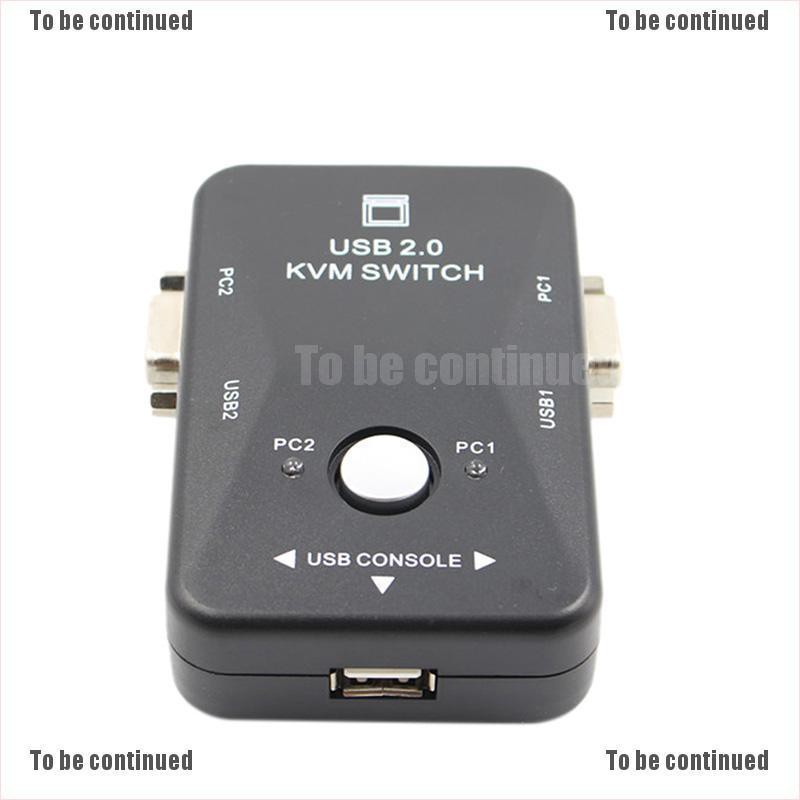 Bộ Chuyển Đổi Akin / 2 Cổng Usb Vga Kvm Cho Chuột Và Bàn Phím Máy Tính