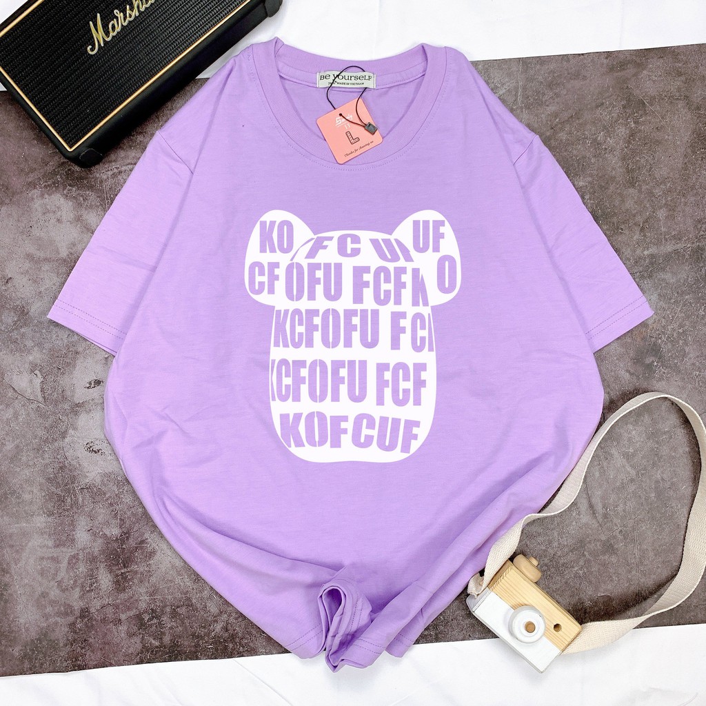ÁO THUN TAY NGẮN KOFCUF UNISEX ĐỦ SIZE M L XL HÌNH THẬT TỰ CHỤP